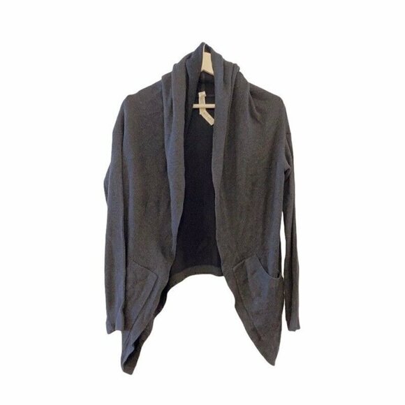 Lululemon open Cardigan Sweater Gray Cashmere 6 - Picture 1 of 9